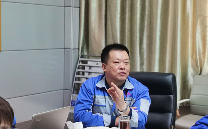金格瑞总经理孙宁波做了2020年1-9月份的销售数据及销售情况的报告