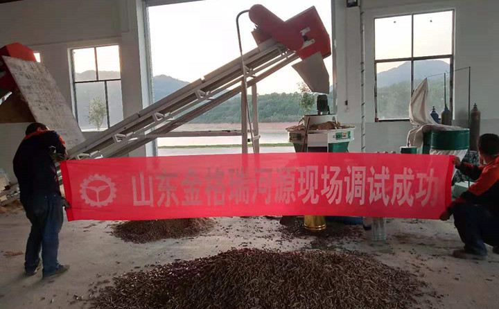 河源颗粒机调试成功